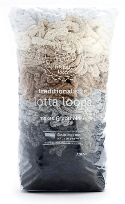 Friendly Loom Lotta Loops - Traditional size - Neutrals