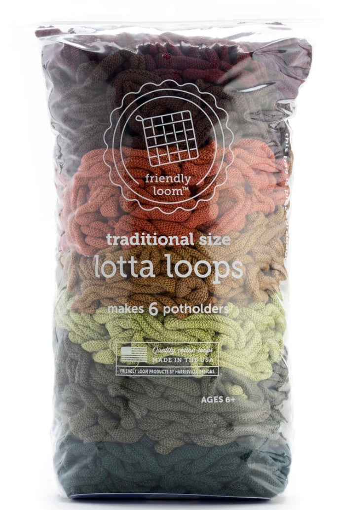 Friendly Loom Lotta Loops - Traditional Size - Earthtones