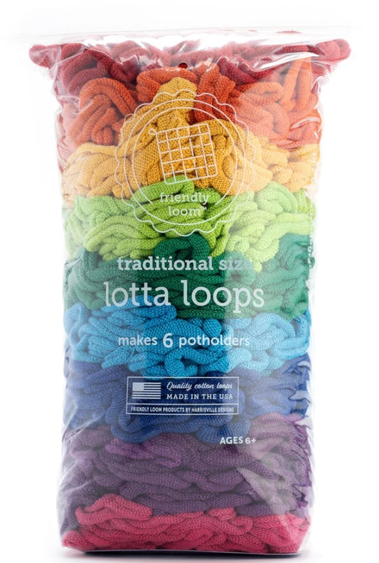 Friendly Loom Lotta Loops - Traditional Size - Rainbow